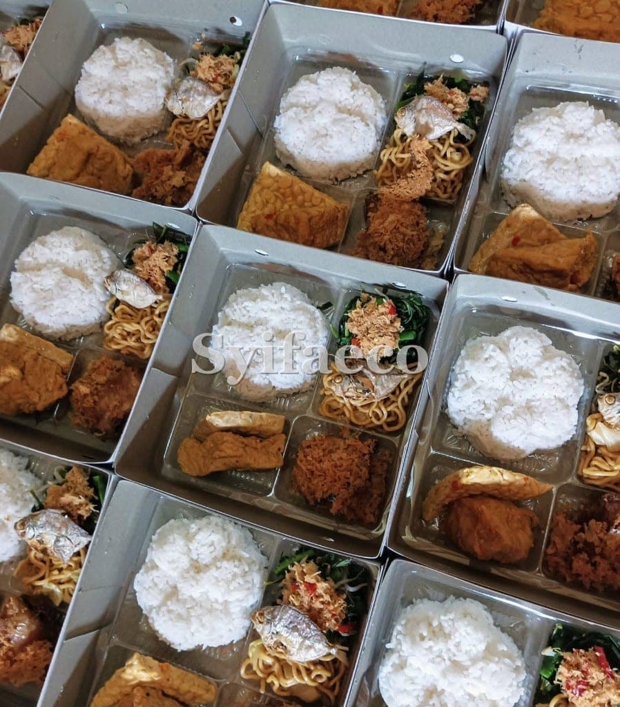 Nasi kotak siap antar Syifaeco